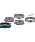 Replacement Trailer Wheel Bearing Kit For 1-1/16 Inch Diameter With Two Bearing Cones Two Bearing Cups Grease Seal And Cotter Pin