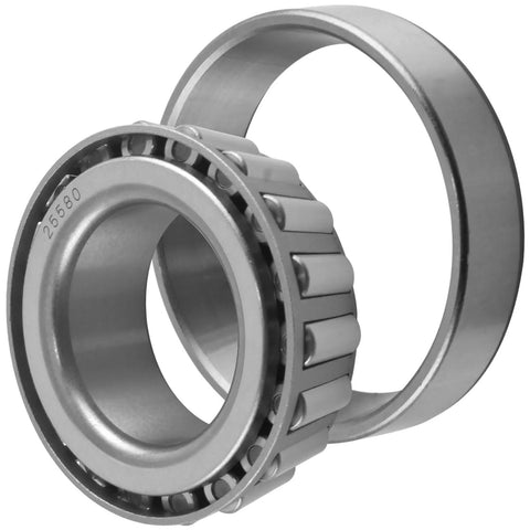 Trailer Wheel Bearing Kit Beefed Up For 5200 6000 And 7000 Lb Trailer Axles With 14125A 14276 Bearings 25580 25520 Bearings And 21333TB 10 10 Lip Seals And 22333TB 10 36 Lip Seals For Easy Install And Smooth Towing By JADODE close-up of tapered roller bearing.
