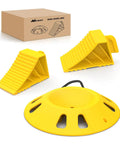 Trailer Wheel Chocks And Wheel Dock Kit Tough As Nails Built To Last And Prevents Trailer Wheel Sinking for Boat Trailers and RVs