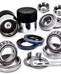 Trailer Wheel Hub Bearing Kit Two Pack For 1 Inch Bore L44643 And L44610 Straight Axle Spindle With 1.25 Inch 12192TB Seal Includes Greaseable Bearing Protectors