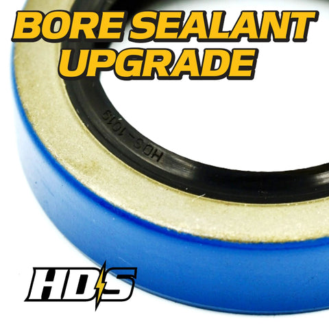 Close-up of the 1.25 inch 12192TB seal from the Trailer Wheel Hub Bearing Kit Two Pack For 1 Inch Bore L44643 And L44610 by HD Switch