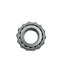 Close-up of a single bearing from the Trailer Wheel Hub Bearing Kit For One And A Quarter Inch Axles With LM11949 Ten And LM67048 Ten Bearings Seals.