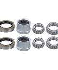 Two Sets Five Lug Trailer Wheel Hub With Bearings Kit For Four Point Seven Five Inch Spindle 84 Compatible Three Thousand