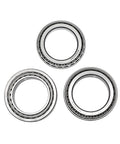 Mercedes Benz Transfer Case Rebuild Bearings And Seals Kit For C Class E Class S Class CL CLS GLK E63 AMG Drop In Ready Replaces NP604623 NP925485 0159971246 0139977246 displayed in a stainless steel finish, top view.