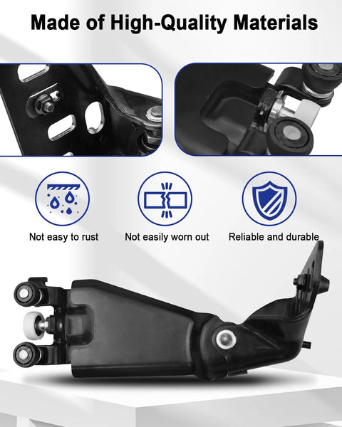 Sliding Door Roller Hinge Replacement For Ford Transit Connect Left Driver Side Compatible With DT1Z-9926801-C, black hinge on display