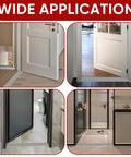Wide application of Floor Transition Strip for Doorways, 2'' x10Ft Self-Adhesive Laminate Floor Strip, Carpet Threshold - Gray Wood Grain