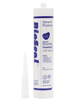 Translucent RTV Silicone Sealant Caulk For General Purpose Use Waterproof Odor Free No Smell 30 Minute Water Ready 10.1 Ounce Cartridge