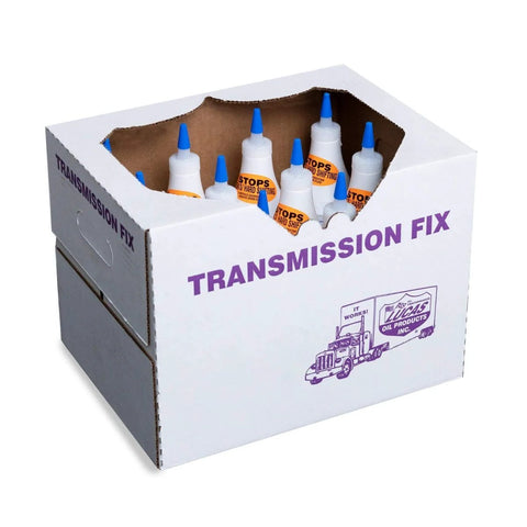 Box of Transmission Fix 24 Ounce Add To Existing Automatic Transmission Fluid Stops Slips Hesitation Rough Shifting