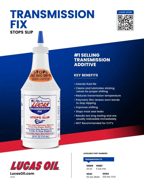 Transmission Fix 24 Ounce Add To Existing Automatic Transmission Fluid Stops Slips Hesitation Rough Shifting And Most Seal Leaks