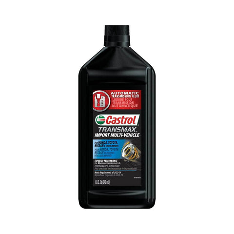 Transmax Import Multi Vehicle Automatic Transmission Fluid 1 Quart Pack Of Six For High Temperature Protection And JASO 1A Certified Performance