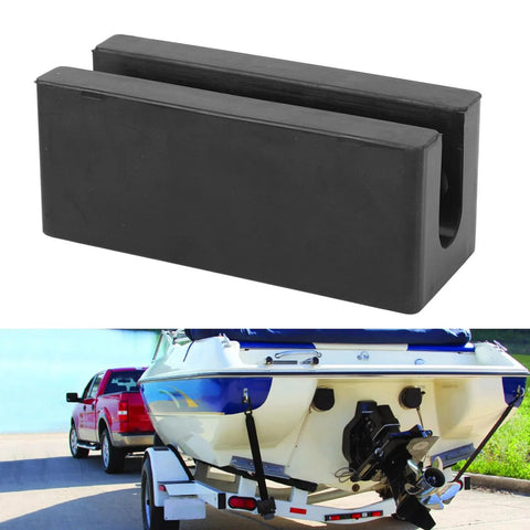 Transom Saver Rubber Motor Support for Outboard Hydraulic Tilt Systems with boat trailer image