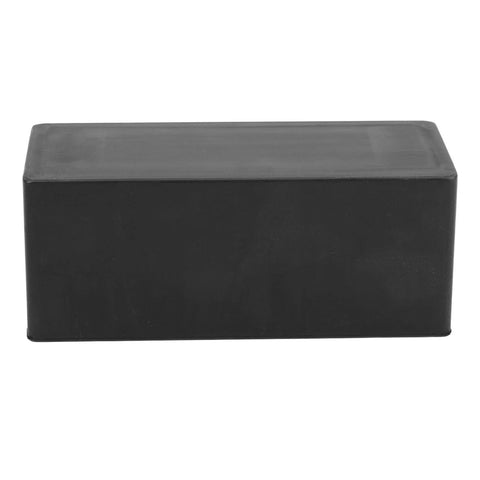 Transom Saver Rubber Motor Support for Outboard Hydraulic Tilt Systems, rectangle black rubber support block