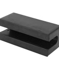 Black rubber Transom Saver Rubber Motor Support for outboard hydraulic tilt systems, shown in close-up view.
