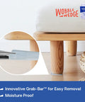 Heavy Duty Leveling Shims For Furniture And Appliances, Transparent Rigid Plastic Wedges, Made In USA, under wooden bed leg