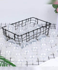 100 Ocean Balls for Babies Kids Children Soft Plastic Birthday Parties Events Playground Games Pool (Transparent) in wire basket