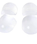 Transparent Self Adhesive PU Wall And Floor Buffer Shower Door Stopper Set, 4 cm cushioning protector, 4-pack