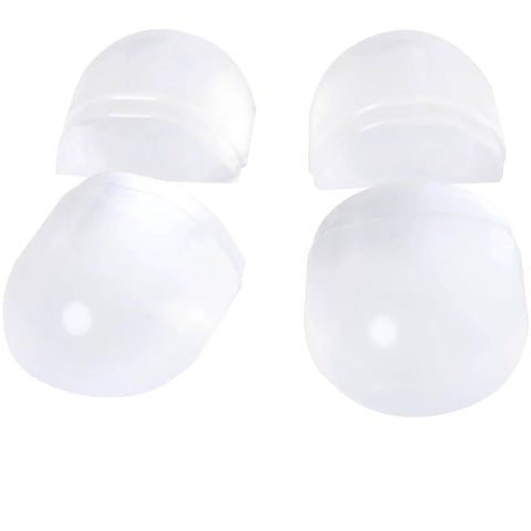 Transparent Self Adhesive PU Wall And Floor Buffer Shower Door Stopper Set, 4 cm cushioning protector, 4-pack