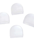 Transparent Self Adhesive PU Wall And Floor Buffer Shower Door Stopper Set, 4 cm cushioning protector, anti collision, pack of 4