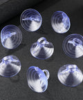 Transparent PVC Aquarium Suction Cups 12 Pack For Glass Surfaces, 45mm Vacuum Ring Holders for heaters and decorations