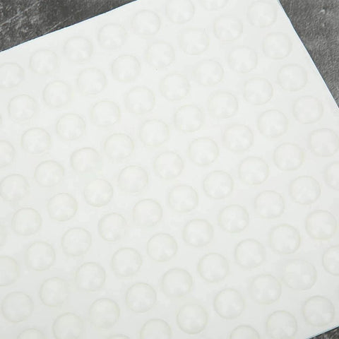 Self Adhesive Anti Slip Silicone Bumpers 200 Pcs Transparent Foot Pads for furniture protection.