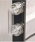 Transparent Suction Cup Handle For Bathroom Kitchen Shower Sliding Glass Doors Cabinets And Drawers on glass door