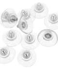 10 Pack Transparent Suction Cups With M6 Screws Nuts Grab And Go Anti Slip Vacuum Grip Hooks For Window Car Shade Cloth Bathroom Wall Door