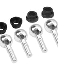 Set Of 4 Pivot Balls With Bushings For Traxxas 1/10 Scale RC Cars E Maxx E Revo T Maxx Summit Revo Replacement Part 4933