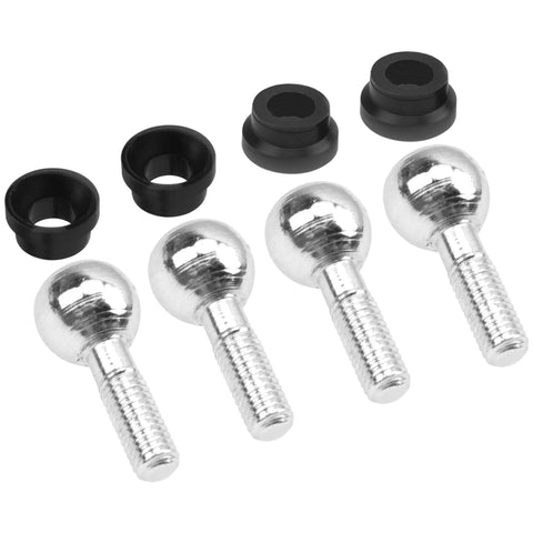 Set Of 4 Pivot Balls With Bushings For Traxxas 1/10 Scale RC Cars E Maxx E Revo T Maxx Summit Revo Replacement Part 4933