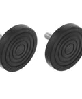 Two Pack Slip Resistant Treadmill Leveling Pads With Mounting Screws for Stable Fitness Equipment on Uneven Floors
