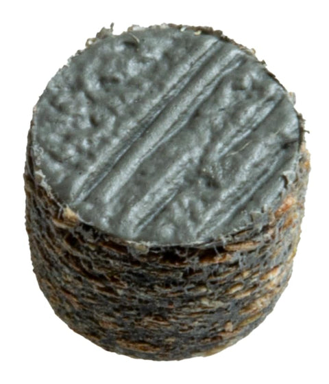 Close-up view of Trex Pebble Gray Deck Screw Plug for Deck Drive DCU Composite Screws Conceals Screw Heads with a Clean Look and Tapered Insertion 75 Pack by Simpson Strong-Tie