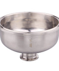 Tri Clamp Bowl Reducer Sanitary Fitting Stainless Steel 304 for 6 Inch To 1.5 Inch Tubing displayed on white background