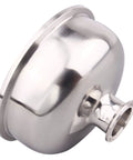 Stainless steel Tri Clamp Bowl Reducer sanitary fitting for 6 inch to 1.5 inch tubing, durable corrosion-resistant ferrule.