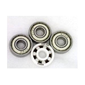 Tri Fidget Spinner Bearing Kit : Full Ceramic ZrO2 Center Bearing and 3 Outer Shielded Bearings - VXB Ball Bearings