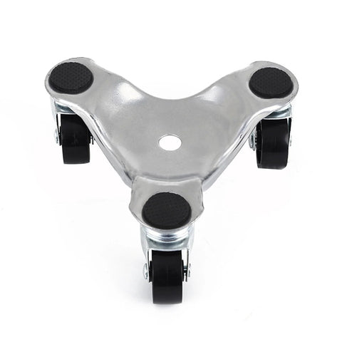 Single unit from 8 Piece Triangle Furniture Dollies Set With 6 Inch Steel Swivel Caster Wheels For Moving Heavy Furniture And Appliances Up To 400 Lbs Protective Foam Discs Cushions To Reduce Noise And Prevent Damage