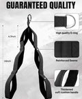 Tricep Rope Cable Attachment Handles For Greater Range Of Motion On Tricep Pushdowns Crunches And Face Pulls with high-quality D-ring