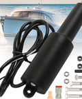 Trim Tab Actuator for 2009 and Newer Air Boats Short Stroke Two and a Quarter Inch, 12V, 6 Ft Cable, mount hardware