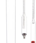 Triple Scale ABV Hydrometer Kit With Test Jar For Home Brew And Winemaking includes 12 inch cylinder and hydrometers