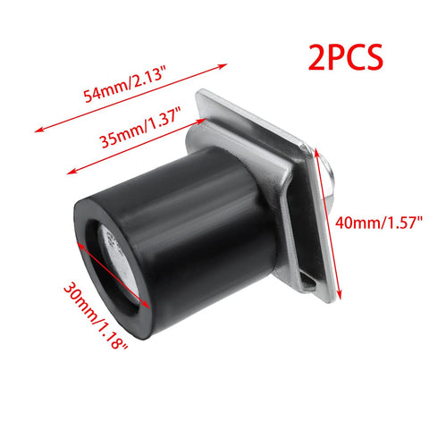 2 Pack Trolley Roller Wheels Limit Blocks For Strut Channel And Unistrut Sliding Doors, Heavy Duty Garage Door Rail Plug Accessories