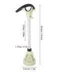Luocute trolling motor stabilizer with adjustable aluminum rod and locking clamp; 7-angle options