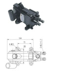 Cabin Tilt Pump OE 0005537901 0005532301 0005532701 Truck Cabin Lift with diagrams