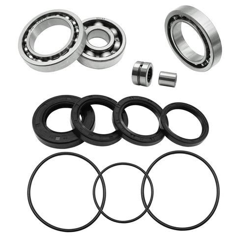 Rear Brake And Differential Bearings Seals Kit For FourTrax 300 TRX300 1988 2000 2x4 4x4 ATV with steel bearings and rubber seals