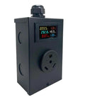 TT 30 Outlet Meter Box Kit With LCD Display Cable Gland Receptacle And Heavy Duty Steel Box For No Fuss 120V Install