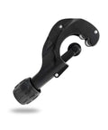 Heavy Duty Tube Cutter For Copper Brass Aluminum And PVC Pipes From One Eighth To One And Three Eighths Inch Range Matte Finish Includes Spare Blade And Reamer For Deburring Thin Stainless Steel Tubes shown
