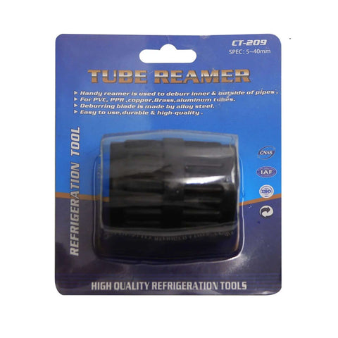 Universeller Rohrentgrater für PVC, Kupfer, Aluminium, Messing und Stahl mit Funktionen zum Innen- und Außenentgraten, verpackt