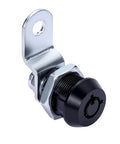 Toolbox Lock Tubular Cam Replacement Lock Hook Cam Keyed Alike Five Eighth Inch Black One Pack Durable Zinc Alloy Construction