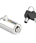 Tubular Vending Machine Lock with Key for Soda and Snack and Candy and Gumball Machines Universal Fit All Keys Alike
