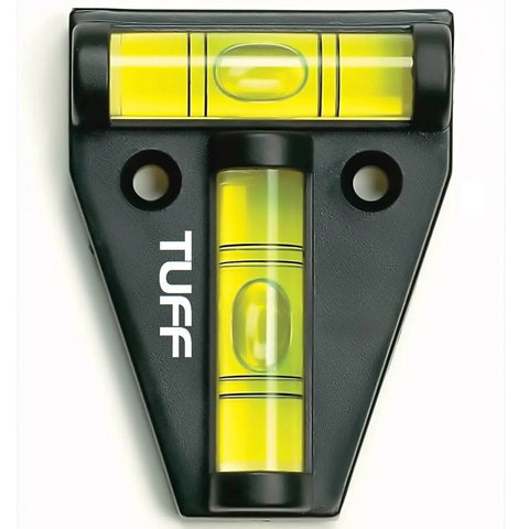 Shatterproof Waterproof Level Tool For RVs And Campers With Spirit Bubble Level, 2-Way T Level Cross Check Leveler TUFF USA