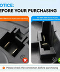 HVAC Blower Motor Assembly connector comparison for Toyota Tundra 2000-2006, excludes Crew Cab Pickup, showing correct fit