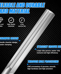 4mm Chucking Reamer Tungsten Carbide Lathe Reamer H7 With 4 Straight Flutes 60mm Flute Length 100mm Overall Length Hardened To 50HRC Uncoated Ideal For Milling And Reaming Stainless Steel Alloys And Copper Metals; showing straight groove and chamfer design on a black background