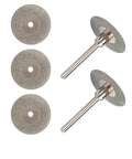Aluminum Tungsten Electrode Sharpener Grinder Head For TIG Welding Tool With Cut Off Slot Multi Angle Offsets And Five 25mm Diamond Wheels